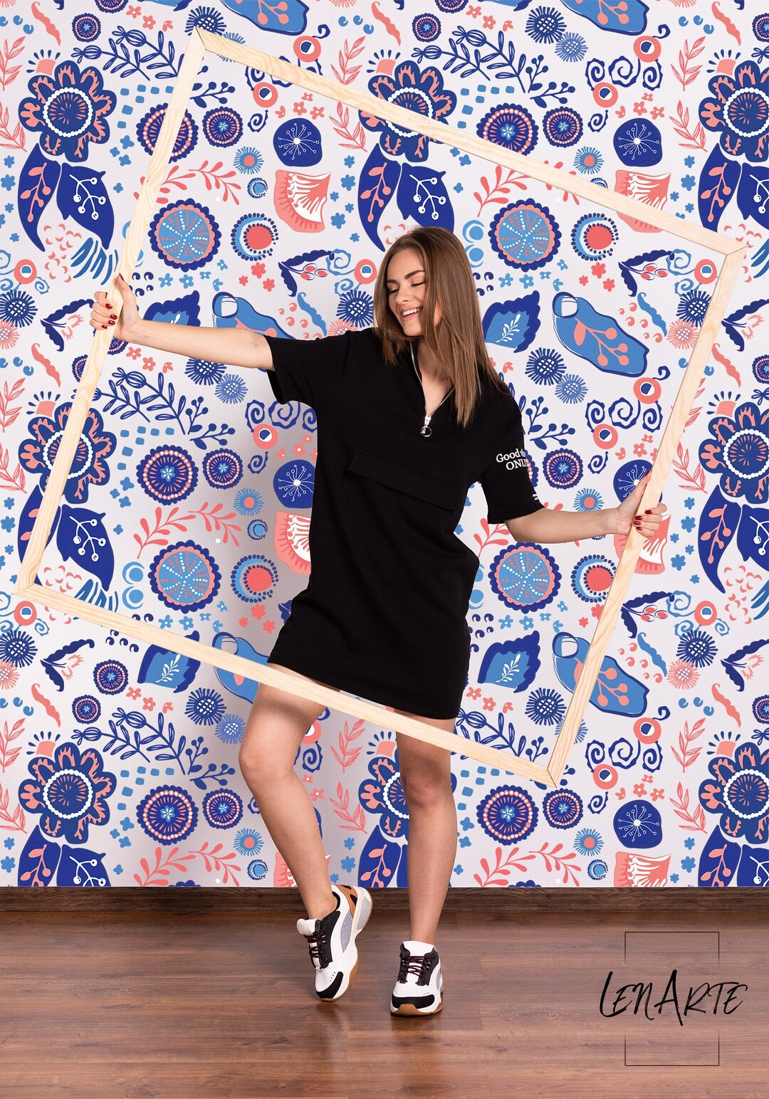 Panama Wallpaper Colorful Wallpaper Modern Pattern - Etsy