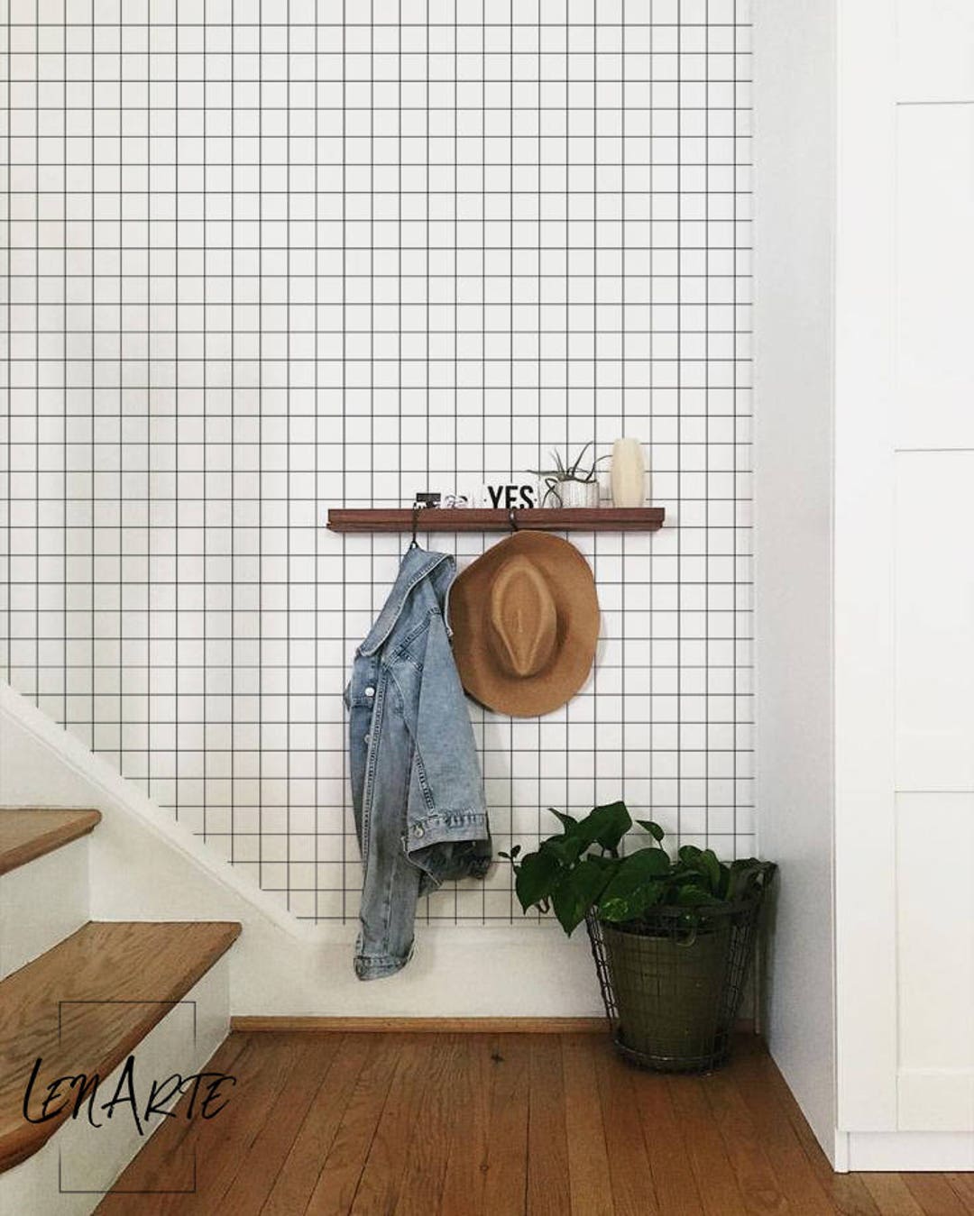 Checkers Wallpaper Removable Wallpaper Minimalistic - Etsy UK