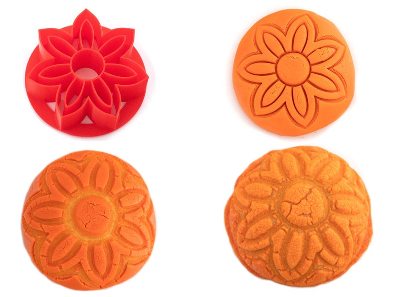3 5 U33 Flower Pattern Bread Stamp Concha Stamp Pan Dulce Stamp Kaiser Roll Stamp Dexis Iberica Kitchen Dining Cookware