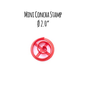 Spiral Mini Concha Stamp 2″ Manteconcha Stamp / Concha Cupcake / Pan Dulce Maker