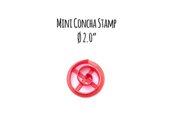 Spiral Mini Concha Stamp 2" - Pan Dulce Maker