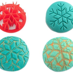 Snowflake Concha Stamp 3" diameter Bake Pan Dulce for Frozen Themed Party or Christmas Themed Bread