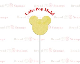 Cake Pop Stamps Mouse Shape 2″  Create Cakepops in no time! Babyshower Cakepops Cakepop Mold for Babyshower