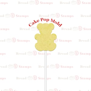 Silikonform Teddybär - Babyshower Leckerliestempel