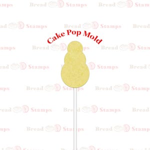Cake Pop Stamps 2.5″ Große Schneemann Cakepop-Presse für weihnachtliche Cakepops
