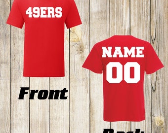 49ers personalized shirt