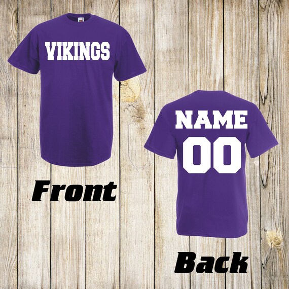 personalized vikings jersey