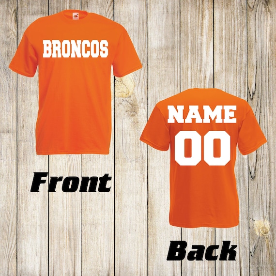 personalized broncos shirt