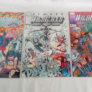 Image Comics Wildcats #1 2 and 4 First Issue & Holofoil Cover 1992 First Printing