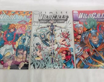 Image Comics Wildcats #1 2 and 4 First Issue & Holofoil Cover 1992 First Printing
