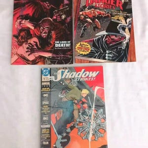 The Shadow Strikes DC Comics 1989 #2 4 & Annual 1989 Comic Lot