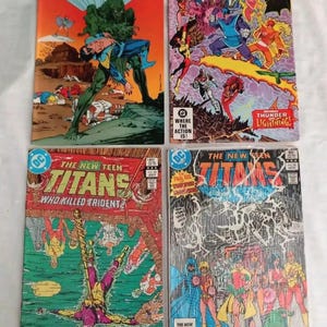 The New Teen Titans #11 32 33 36 DC Comics 1984-88