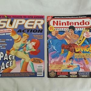 Nintendo Magazine System #20 1994 & Nintendo Super Action #19 1994