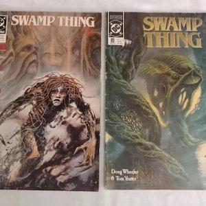 Swamp Thing #5 & 89 DC Comics 1989
