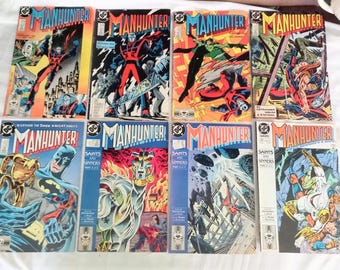 Manjäger DC Comics 1988 #1 3 7 16 17 19 20 23 Erste Ausgabe 8 Comic Lot