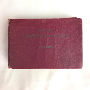 Vintage Book Newne's Engineer's Pocket Book 1944