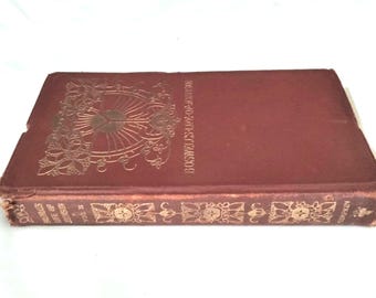 Boswell's Life of Johnson Volume II leather bound c1900 art nouveau