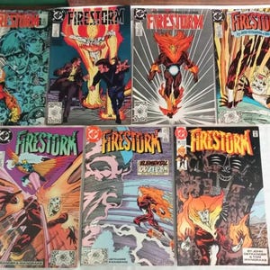 Feuersturm #83 84 85 88 89 91 95 DC Comics 1983 Comic Lot