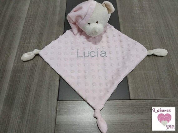 Peluche Dou dou Osito Personalizado con el nombre del bebe