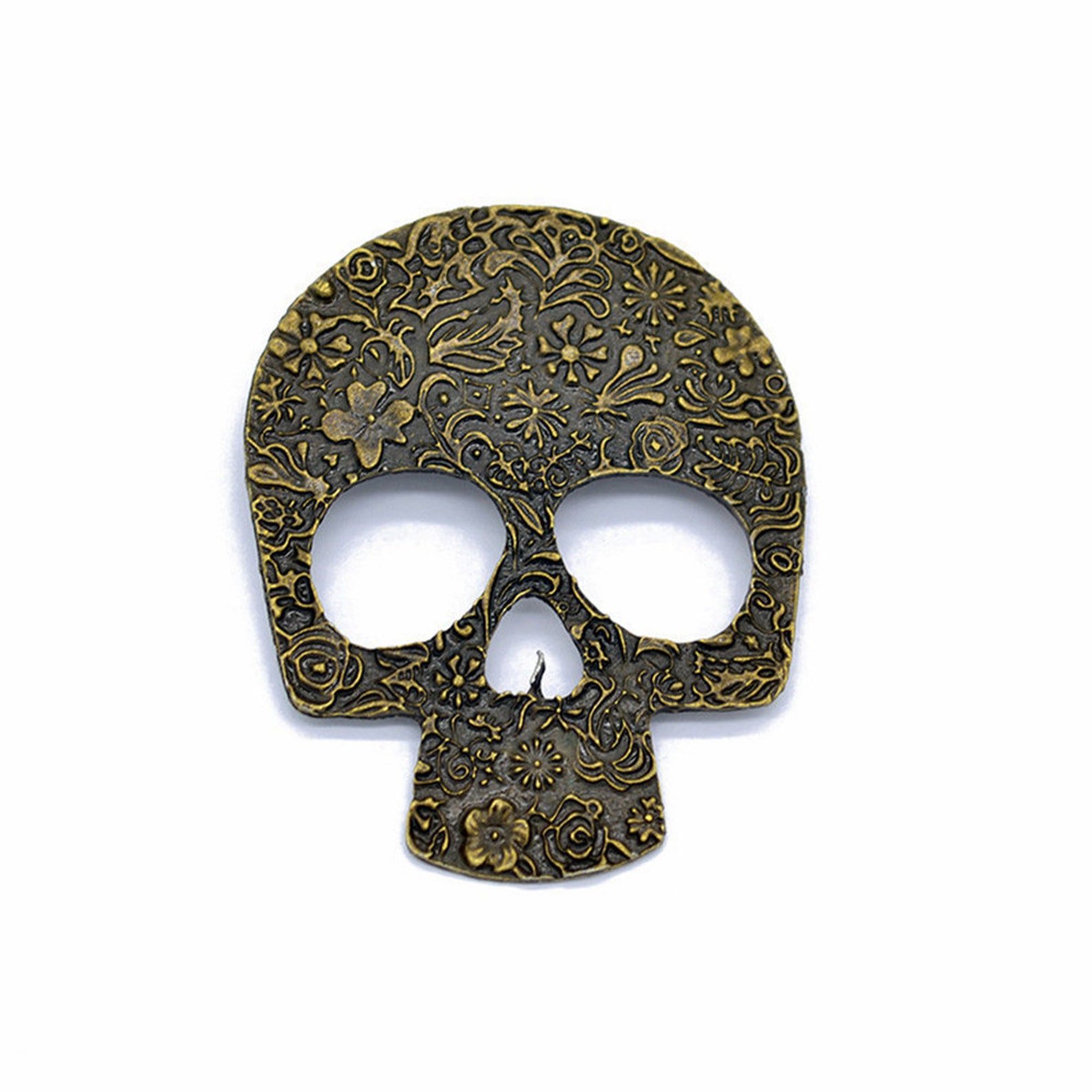 3pieces/lot skull Charms Pendants Jewelry Making DIY Handmade Etsy