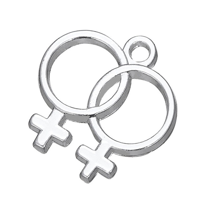 Venus Symbol Halskette - LGBT Anhänger In Gold/Silber Edelstahl