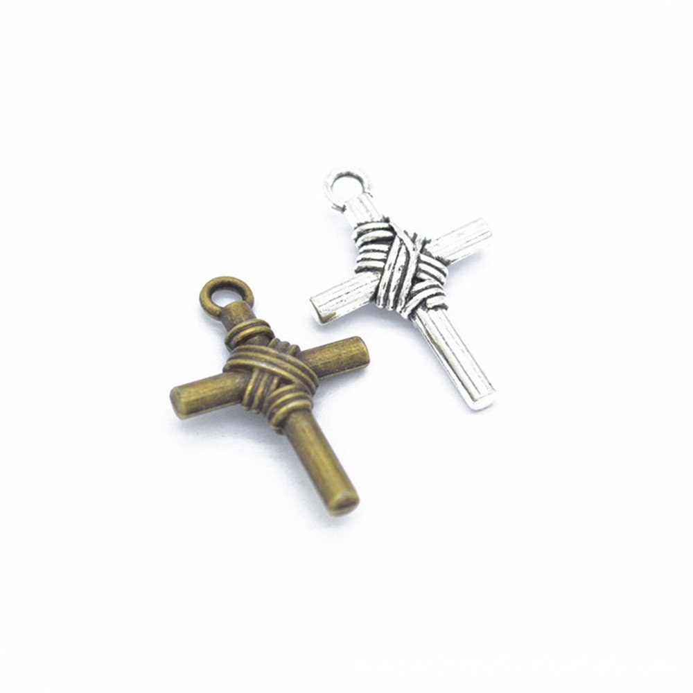 40pieces/lot Cross Charms Pendants Jewelry Making DIY Handmade Etsy UK