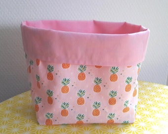 empty pocket sized pineapple, storage basket
