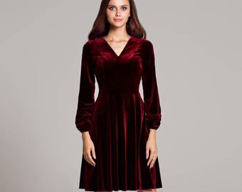velvet short frocks