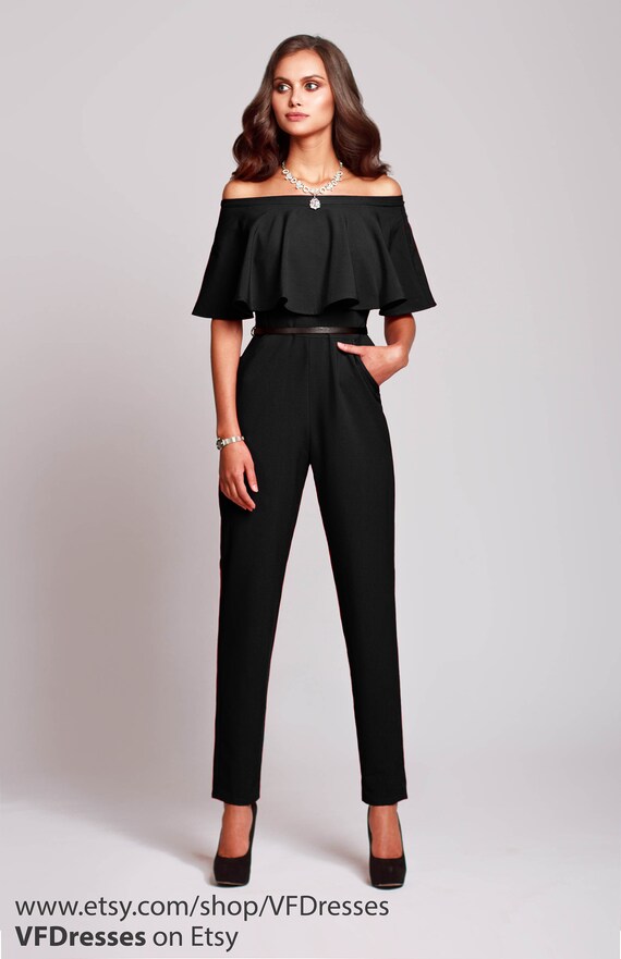 black jumpsuit for wedding