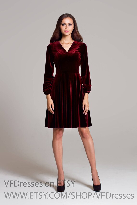 maroon occasion dresses
