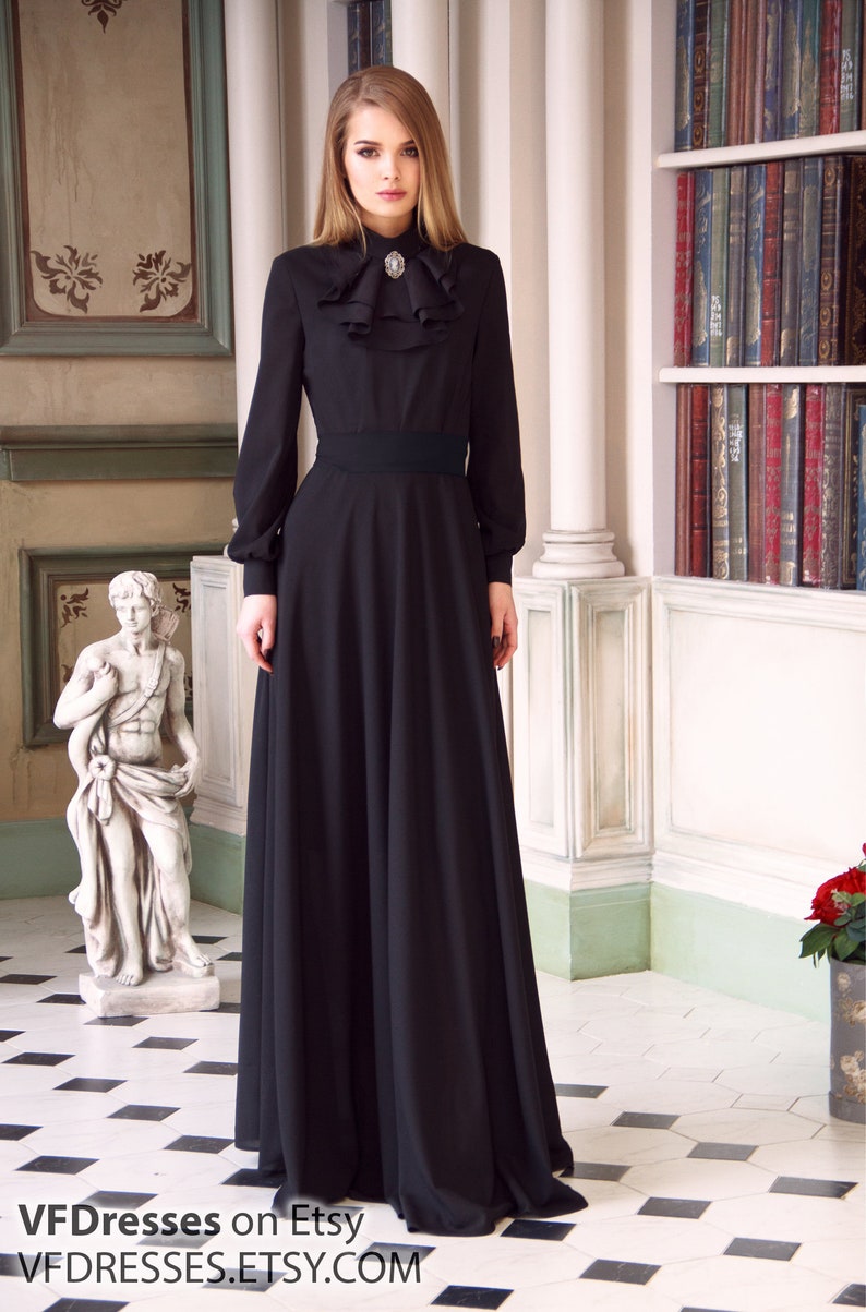 Long Sleeve Victorian Dress