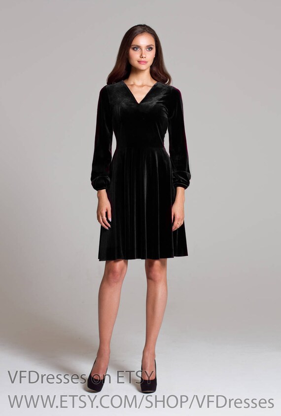 etsy velvet dress
