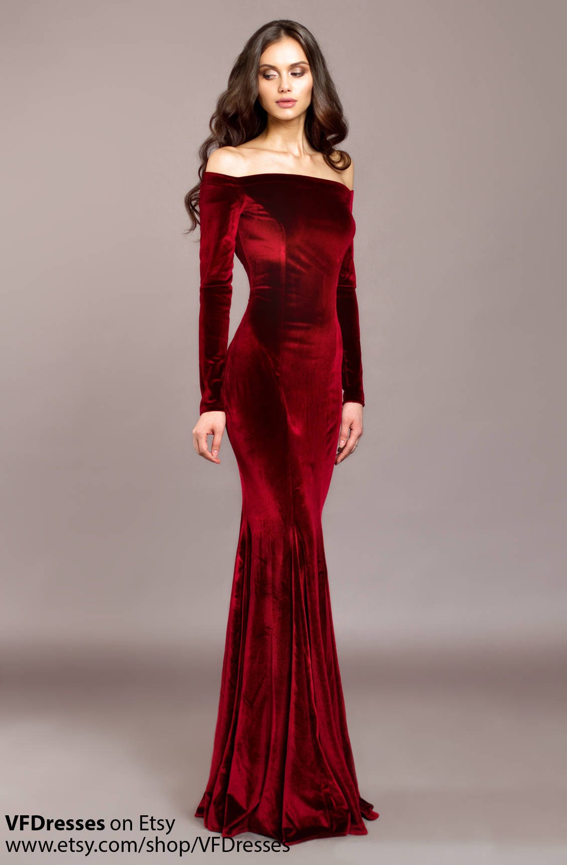 burgundy special occasion dress