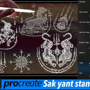 Sak Yant  200+ tattoo stamp set (2024 update)