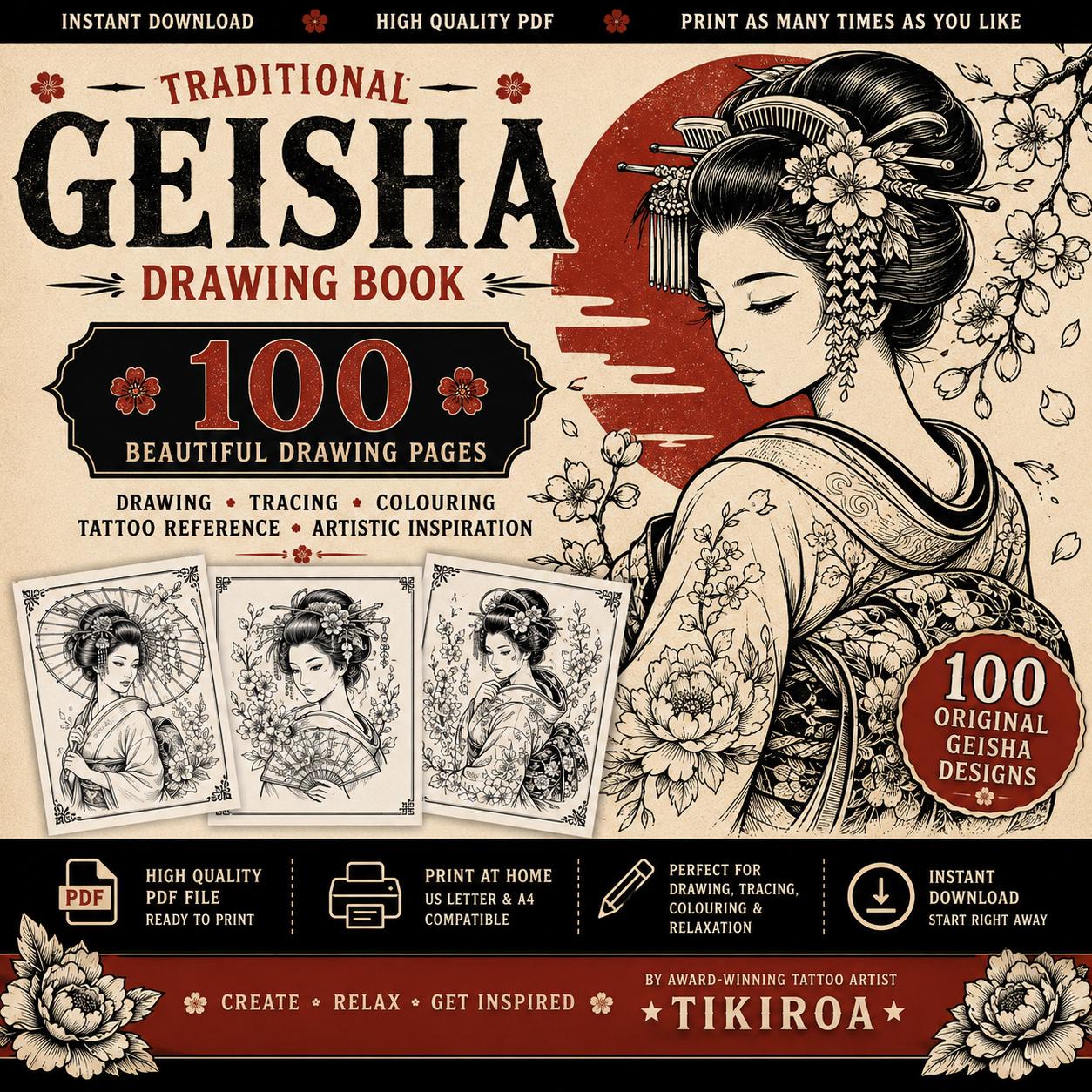 Japan tattoo book - Etsy 日本