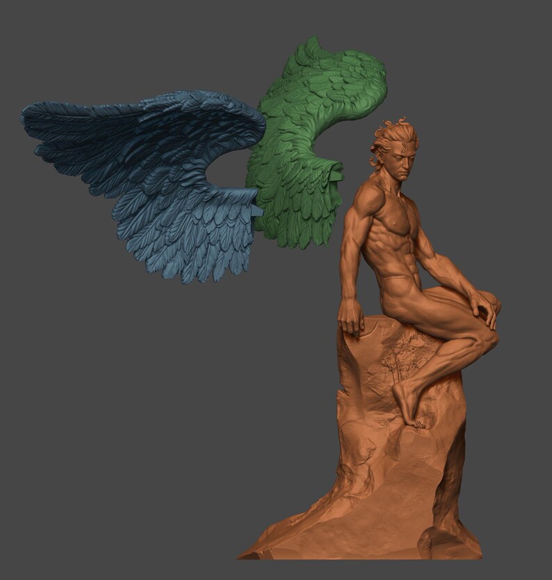 Lucifer, 3d Model, for 3d Printing, Stl - Etsy