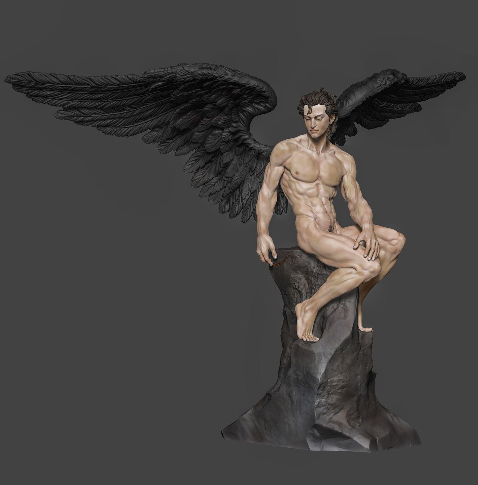 Lucifer, 3d Model, for 3d Printing, Stl - Etsy