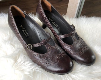 Chaussures pour femmes en cuir faites main pointure 3,5