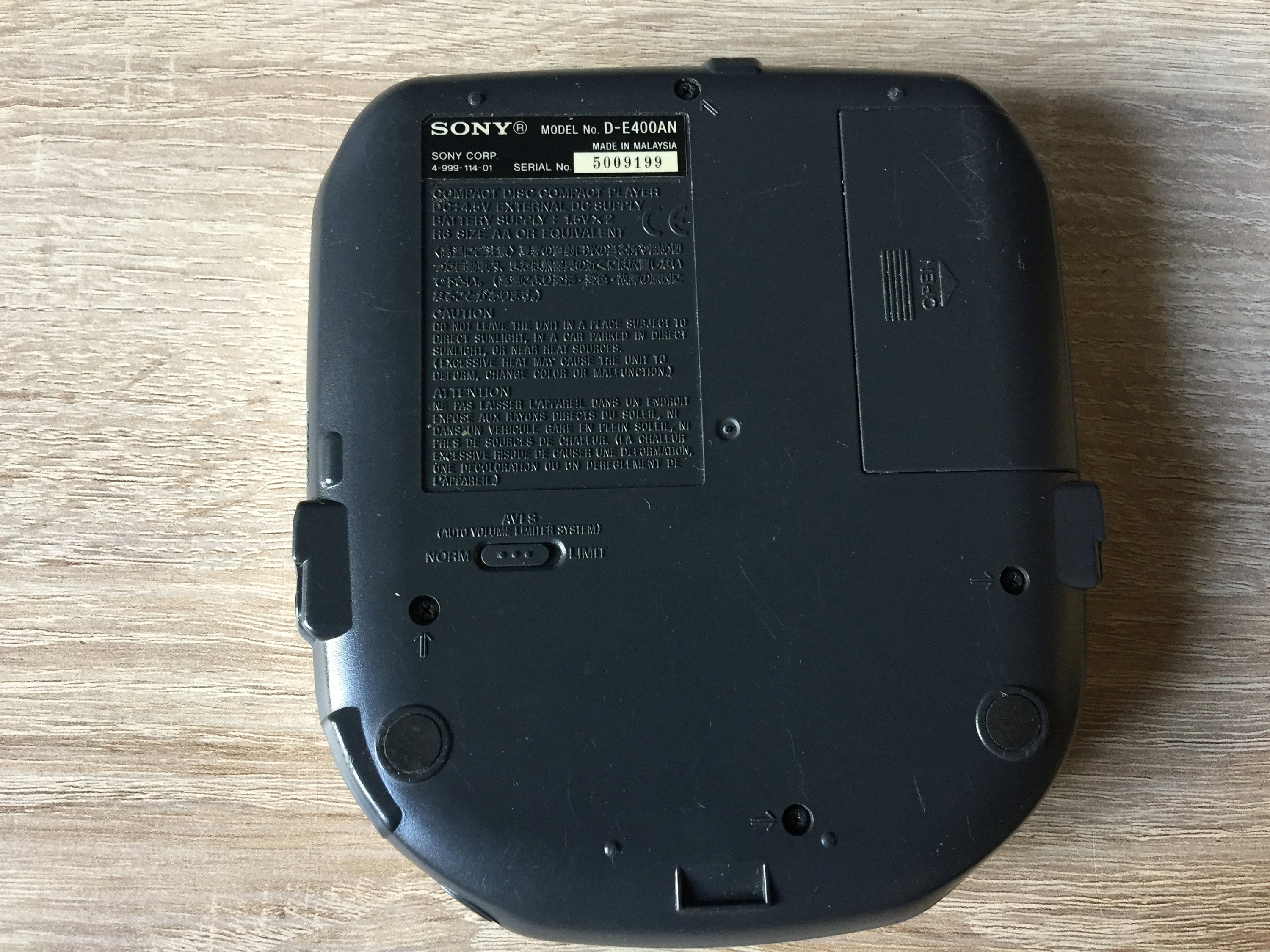 その他 SONY D-E400(S) Vintage SONY CD Compact Player D-E400AN - Etsy