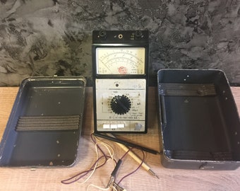 Ohmmeter,Device for measuring voltage, current, resistors, old electrical appliance