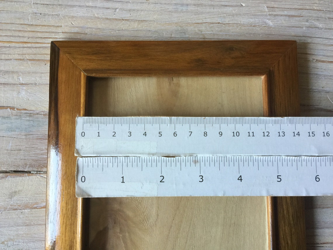 Vintage Wooden Frames Set of 3 Small Framesframes With Etsy