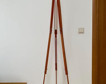 Camera tripod,vintage wooden tripod,rare item,decor for photo studio.