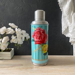 Vacuum Flask,Large Vintage thermos, 1970&#39;s &quot;Made in China&quot;, Thermos Flask