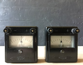 Milliammeter, school device, manual for the study of electricity in school.