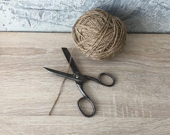 Vintage Metal Scissors: Antique Sewing Tool, Workshop Decor