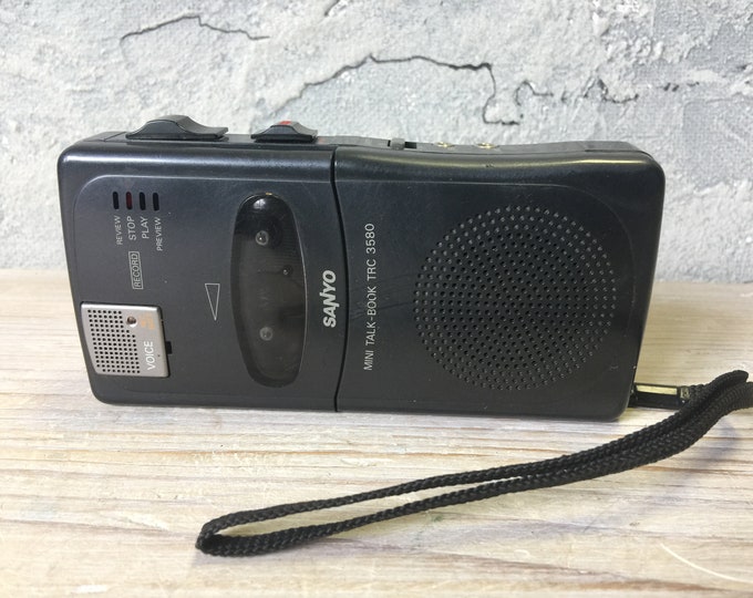 Mini Cassette Tape Recorder,sanyо Recorder,vintage Etsy