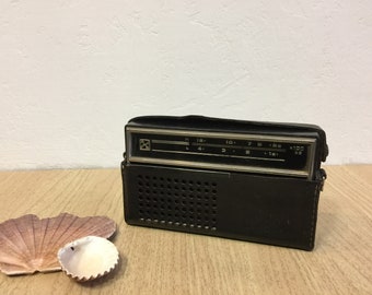 Radio portable SELGA - 402 ,Radio vintage, récepteur portable produit de l'URSS, vieux transistor radio