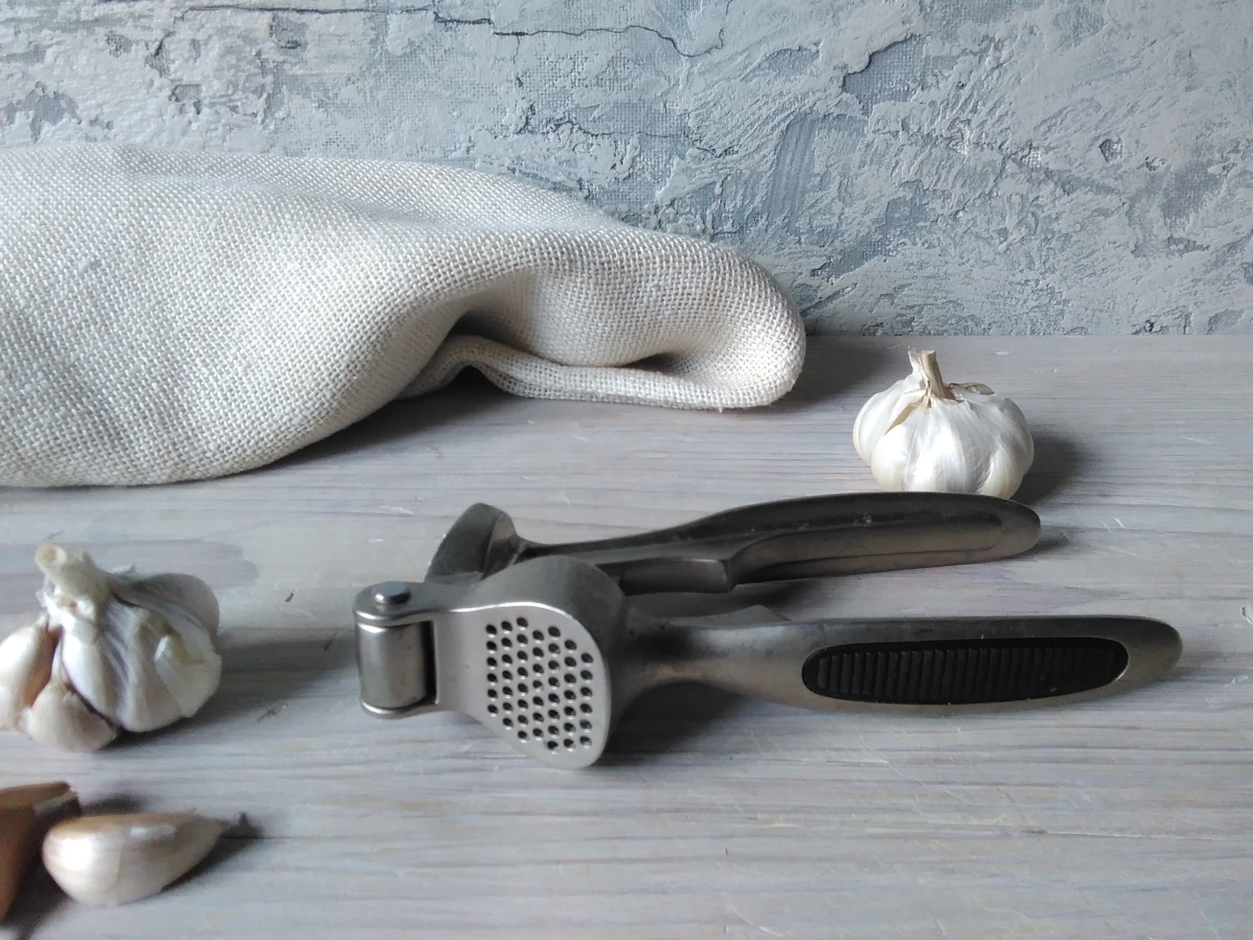 Antique garlic masher sale