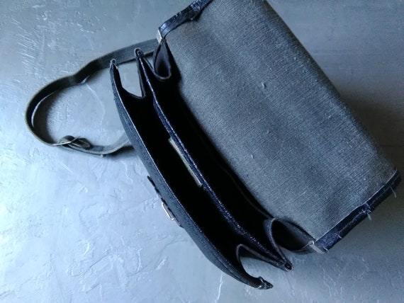 Military handbag,vintage bag,original retro,kirza… - image 8