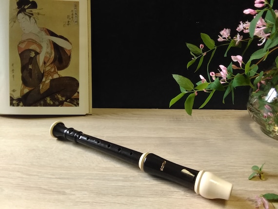 Vintage Flute Aulos Aulos Recorder Dark Brown musical Instruments Old Woodwind Instruments Etsy Canada